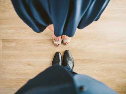 suit couple shoes clothes